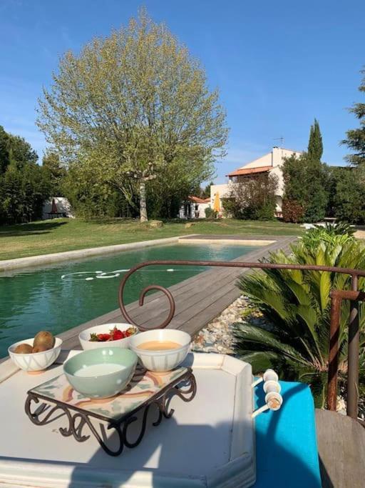 Petit Mas Calme Typique Du Sud ! Villa Valergues Ngoại thất bức ảnh